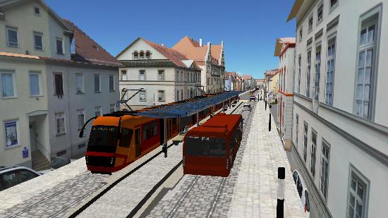 City railway Reutlingen (Germany)